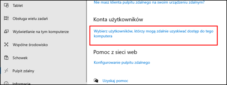 Jak Aktywować Pulpit Zdalny Rdp W Windows 10 Helpdesk Tricks 7813